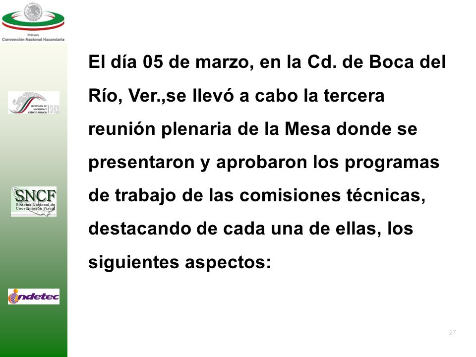 El día 05 de marzo, en la Cd. de Boca del