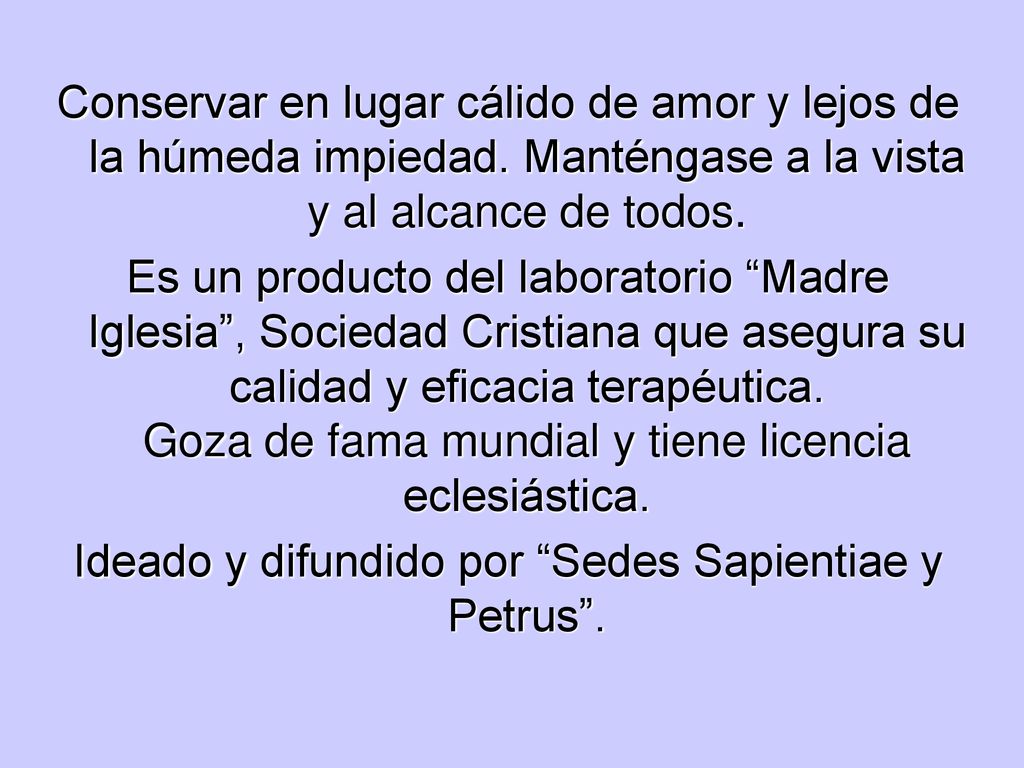 Ideado y difundido por Sedes Sapientiae y Petrus .