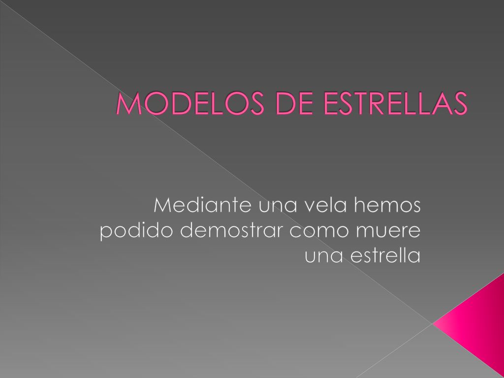 Mediante una vela hemos podido demostrar como muere una estrella