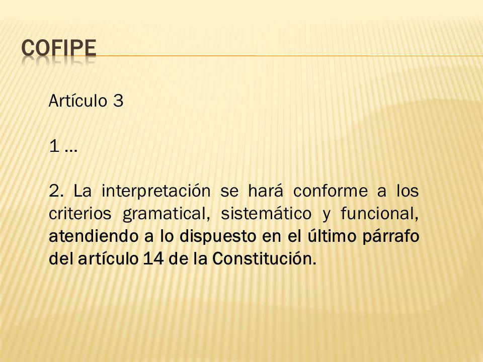 COFIPE Artículo 3. 1 …