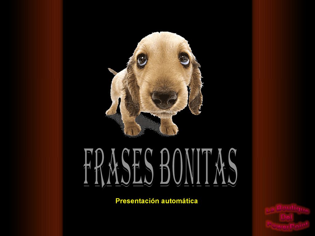 Frases Bonitas Presentación automática La Boutique Del PowerPoint