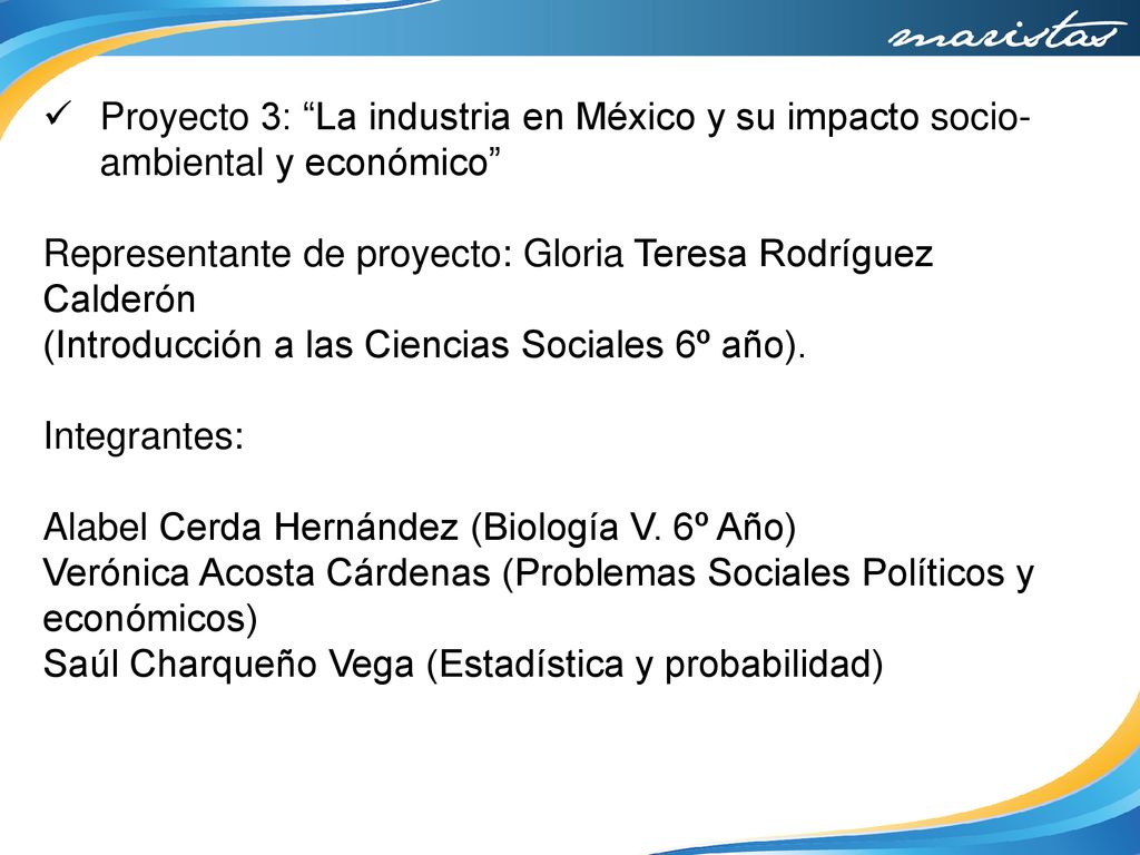 Proyecto 3: La industria en México y su impacto socio-ambiental y económico