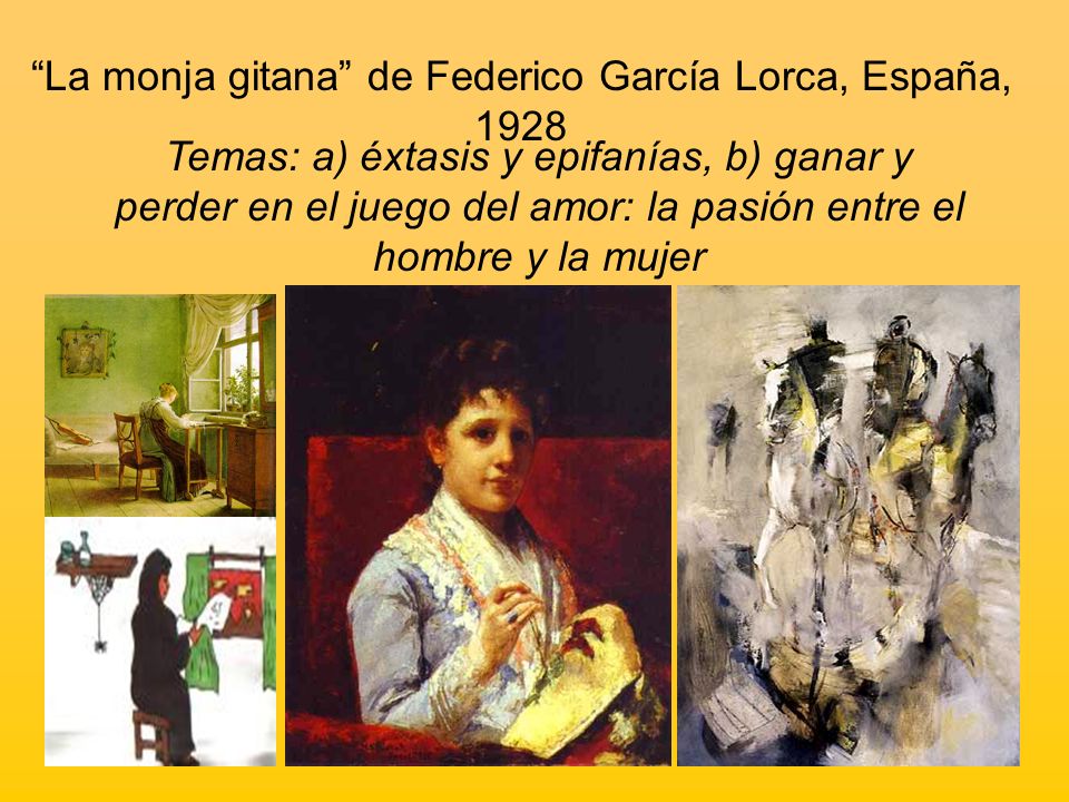 La monja gitana de Federico García Lorca, España, 1928