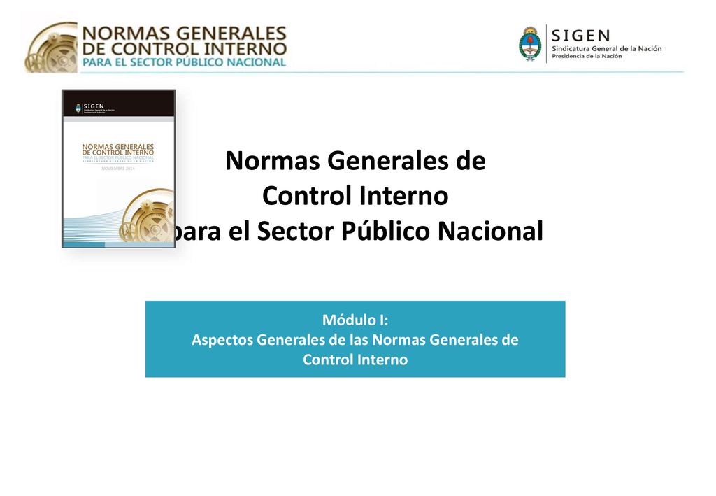 Normas Generales de Control Interno para el Sector Público Nacional