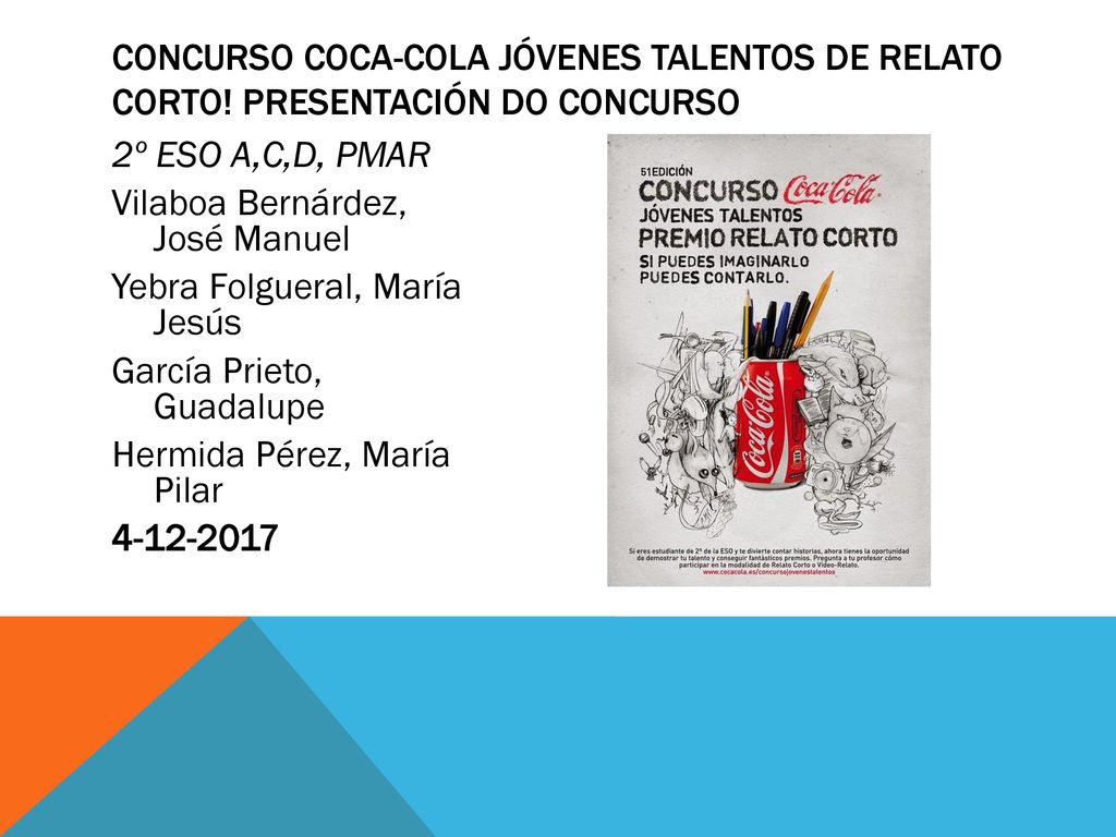 Concurso Coca-Cola Jóvenes Talentos de Relato Corto