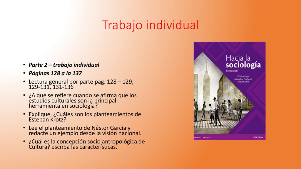 Trabajo individual Parte 2 – trabajo individual Páginas 128 a la 137
