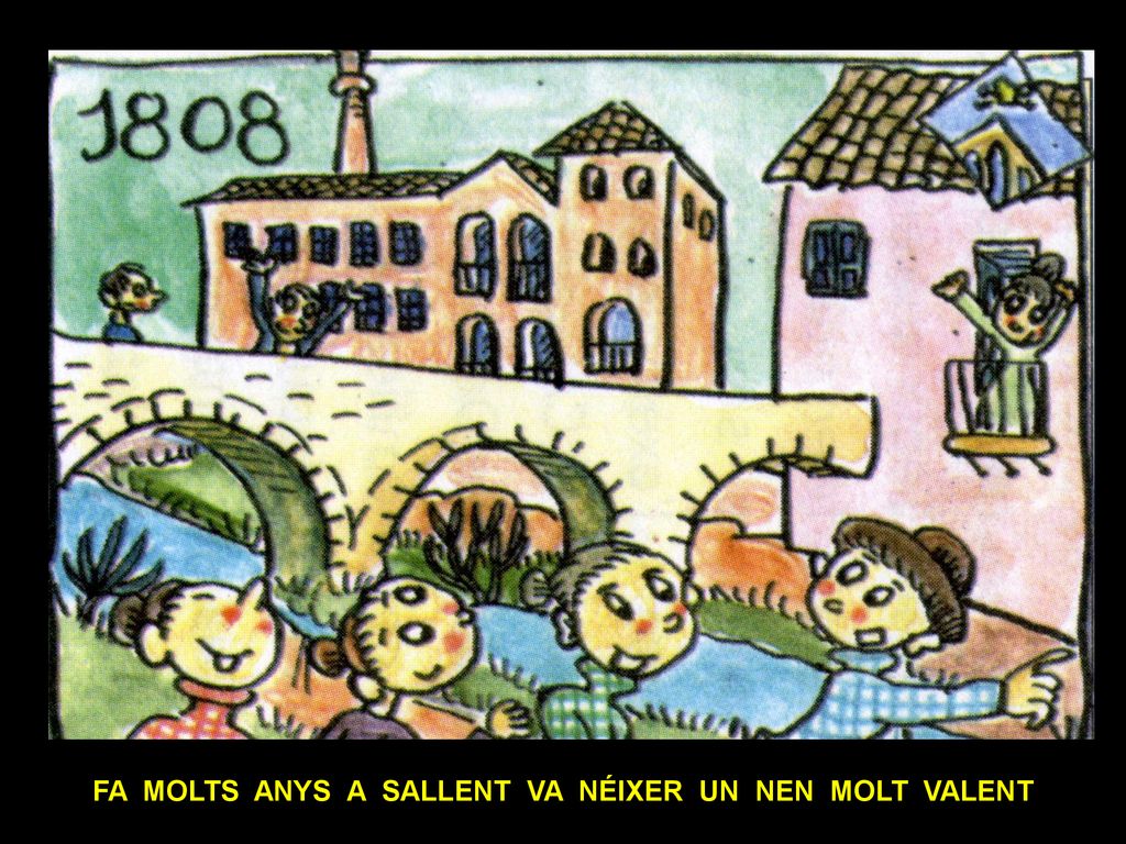 FA MOLTS ANYS A SALLENT VA NÉIXER UN NEN MOLT VALENT