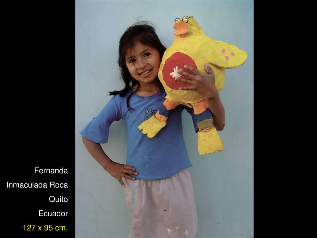 Fernanda Inmaculada Roca Quito Ecuador 127 x 95 cm.
