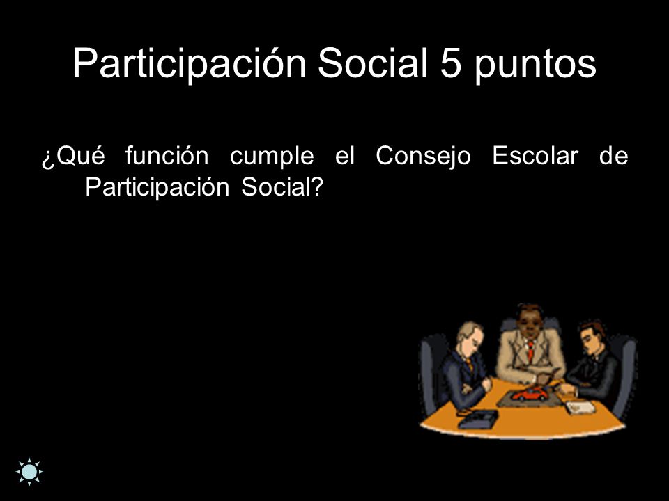 Participación Social 5 puntos