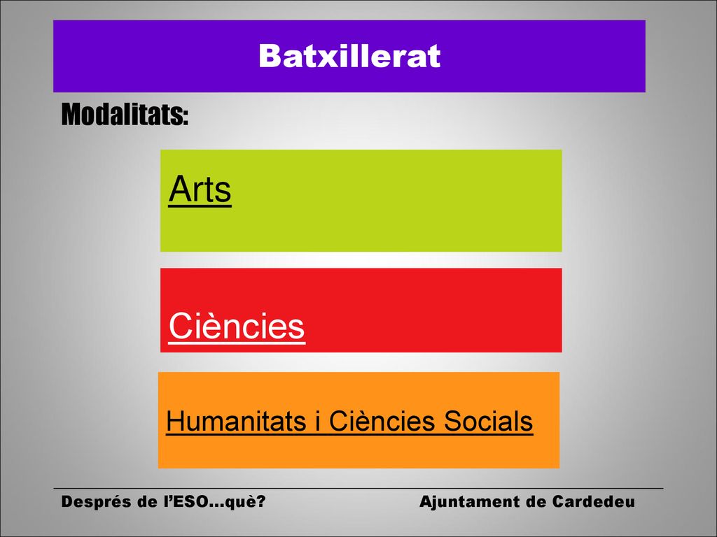 Servei d Orientació Professional- Xerrades d Orientació 4t d ESO