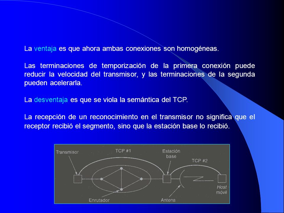 La ventaja es que ahora ambas conexiones son homogéneas.