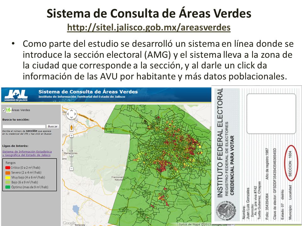 Sistema de Consulta de Áreas Verdes   jalisco. gob