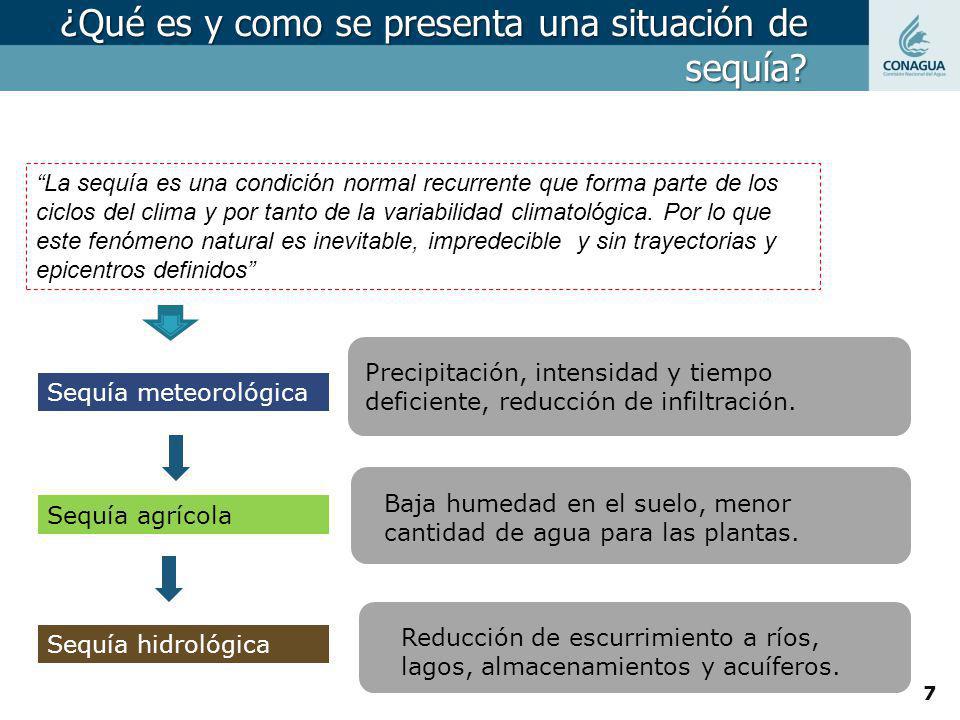 ¿Qué es y como se presenta una situación de sequía