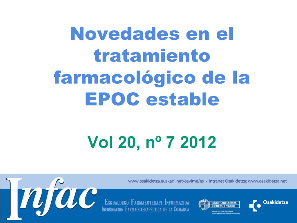Novedades en el tratamiento farmacológico de la EPOC estable Vol 20, nº