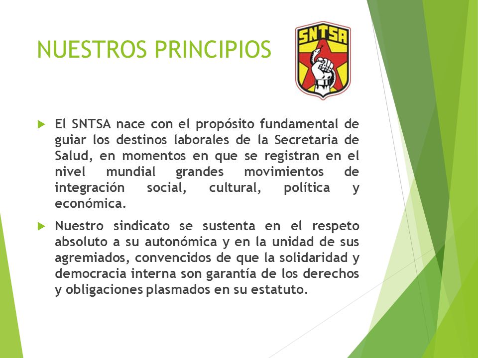 NUESTROS PRINCIPIOS