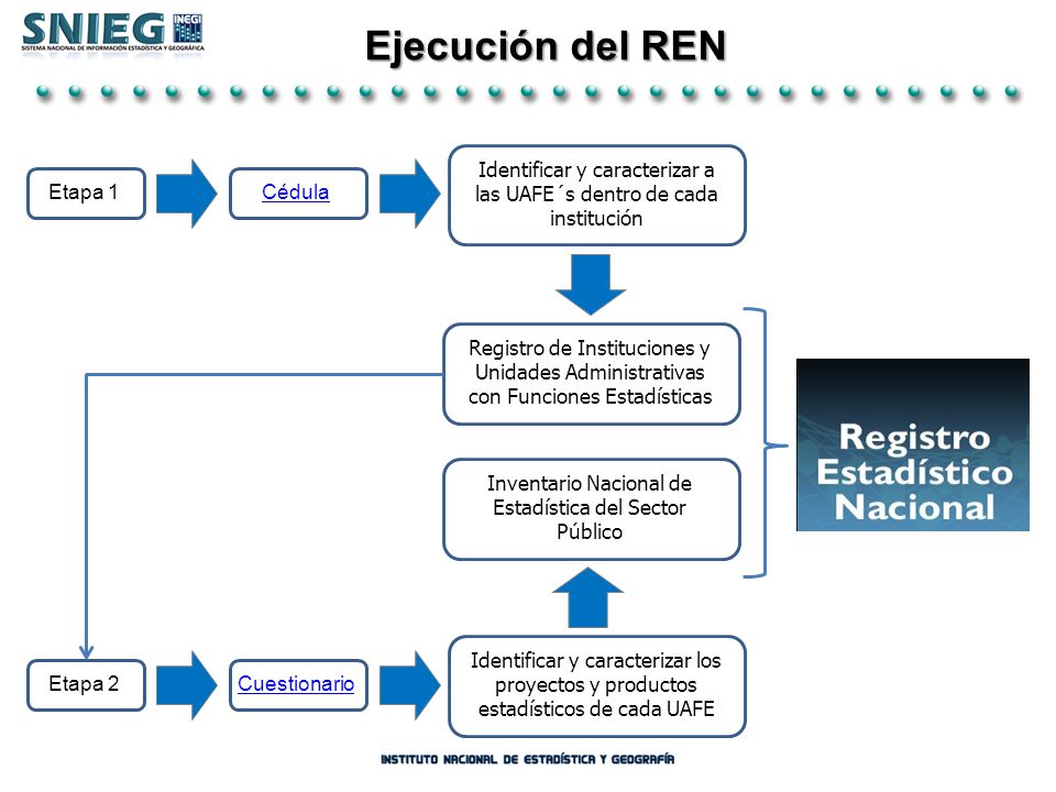 Ejecución del REN Identificar y caracterizar a las UAFE´s dentro de cada institución. Etapa 1. Cédula.
