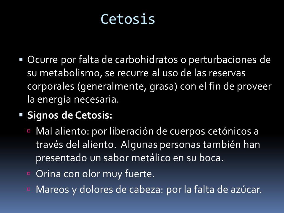 Cetosis