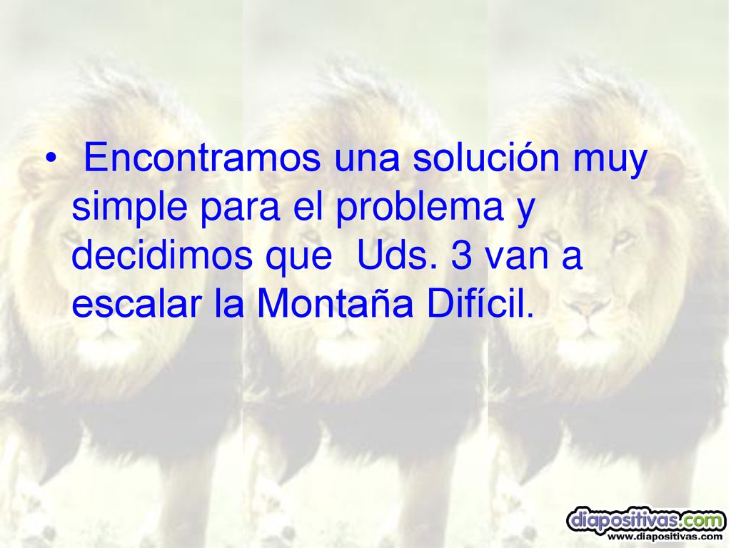 Encontramos una solución muy simple para el problema y decidimos que Uds.