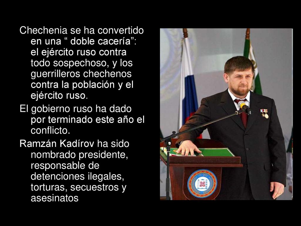 Chechenia se ha convertido en una doble cacería : el ejército ruso contra todo sospechoso, y los guerrilleros chechenos contra la población y el ejército ruso.