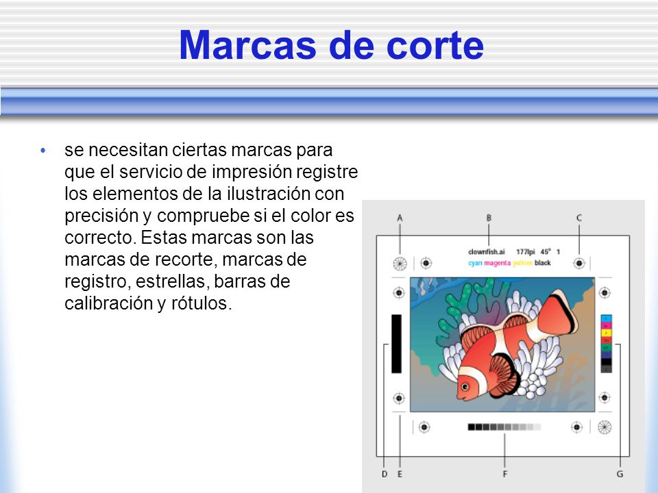 Marcas de corte