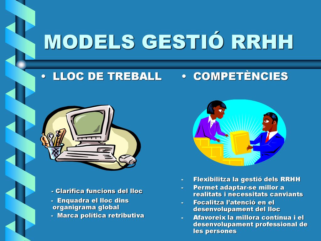 MODELS GESTIÓ RRHH LLOC DE TREBALL - Clarifica funcions del lloc