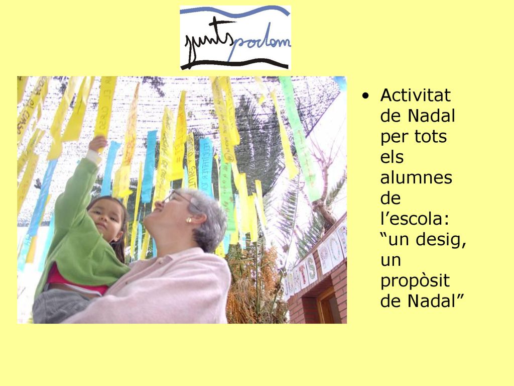 Activitat de Nadal per tots els alumnes de l’escola: un desig, un propòsit de Nadal