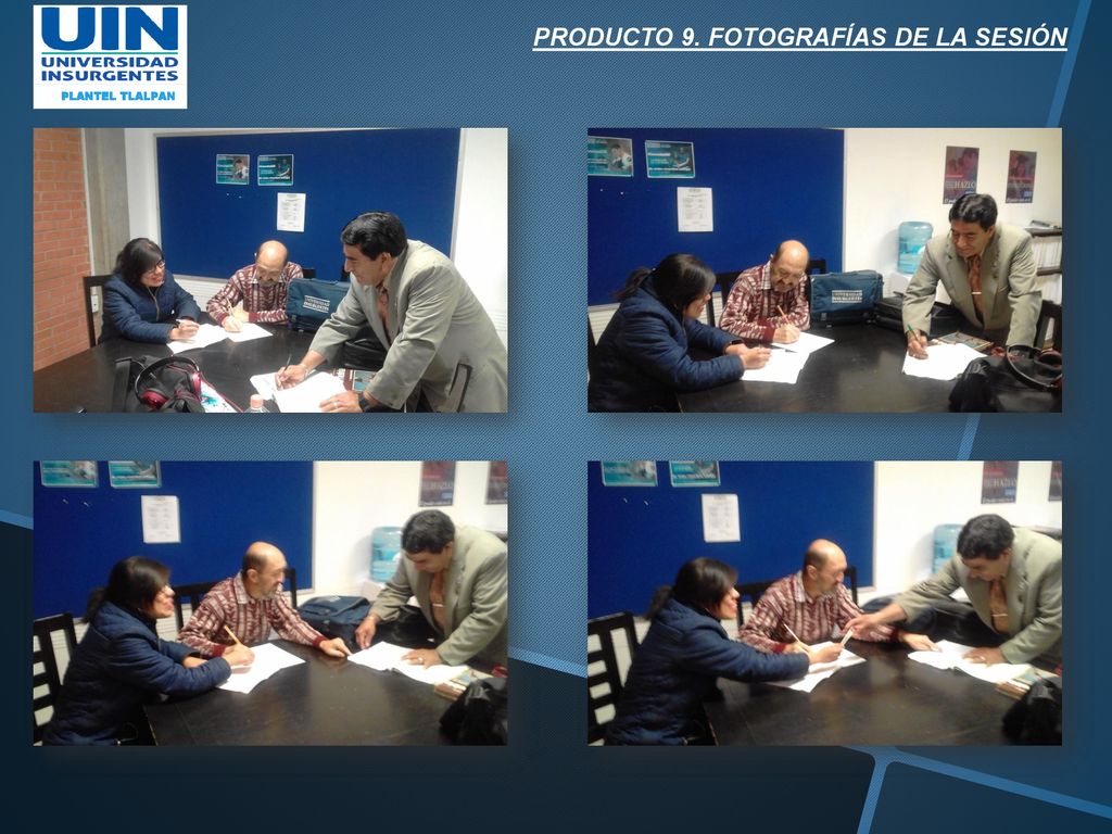 PRODUCTO 9. FOTOGRAFÍAS DE LA SESIÓN