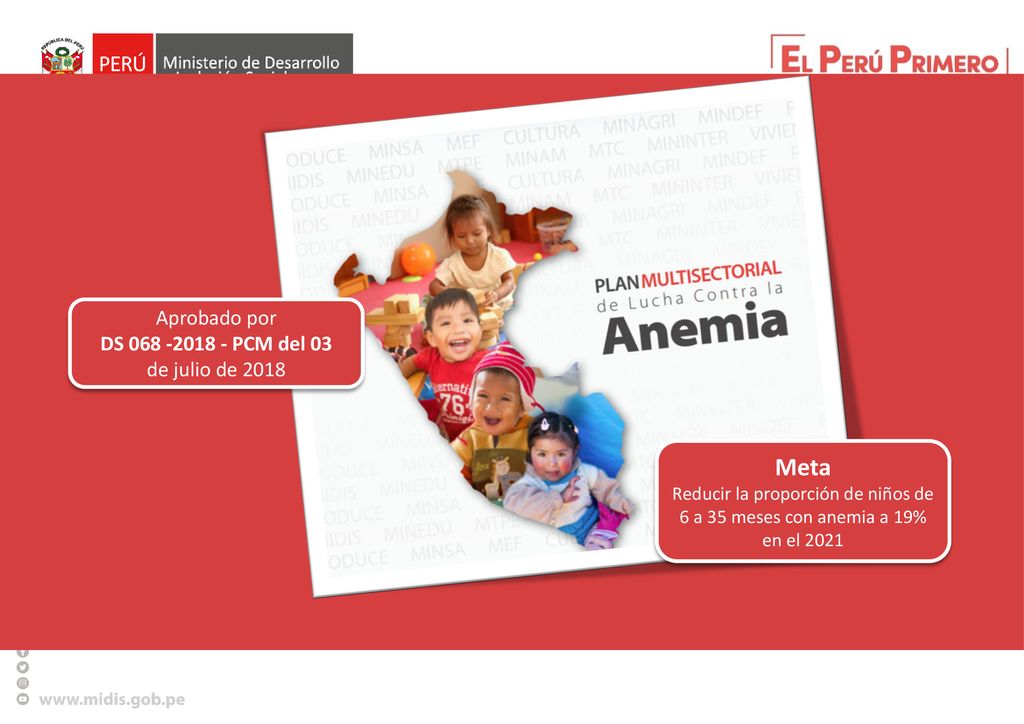 Meta Aprobado por DS PCM del 03 de julio de 2018