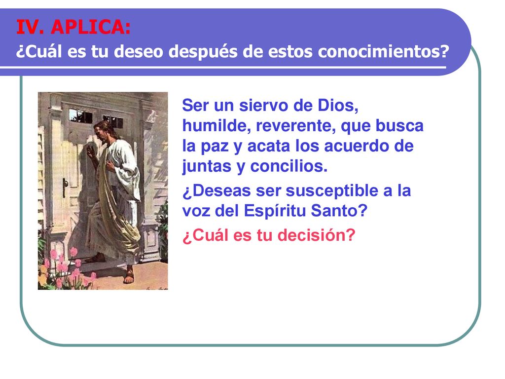IV. APLICA: ¿Cuál es tu deseo después de estos conocimientos