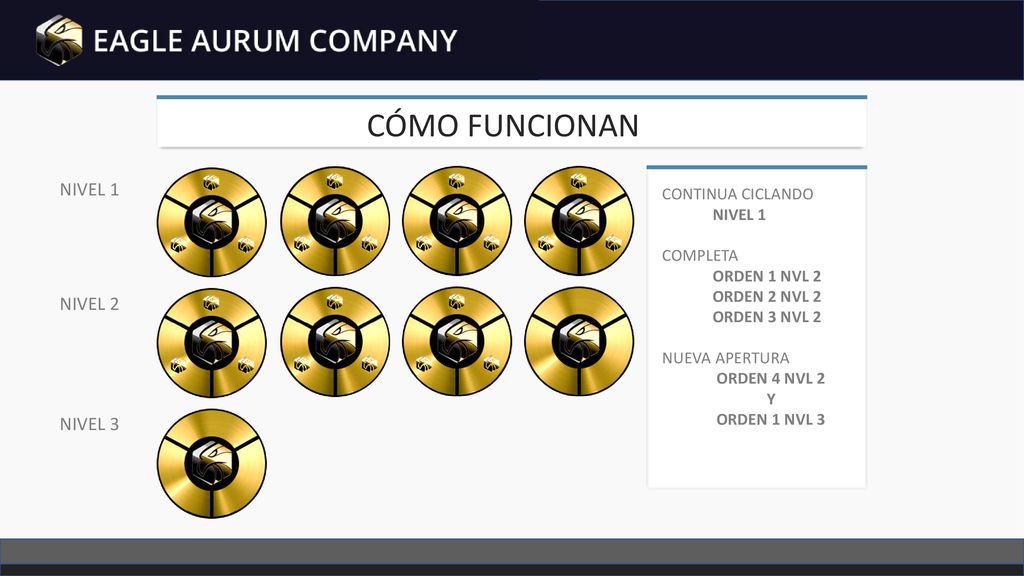 CÓMO FUNCIONAN NIVEL 1 NIVEL 2 NIVEL 3 CONTINUA CICLANDO NIVEL 1