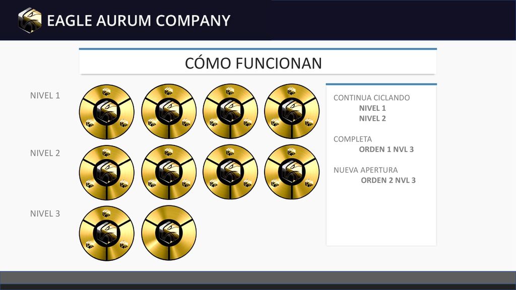CÓMO FUNCIONAN NIVEL 1 NIVEL 2 NIVEL 3 CONTINUA CICLANDO NIVEL 1