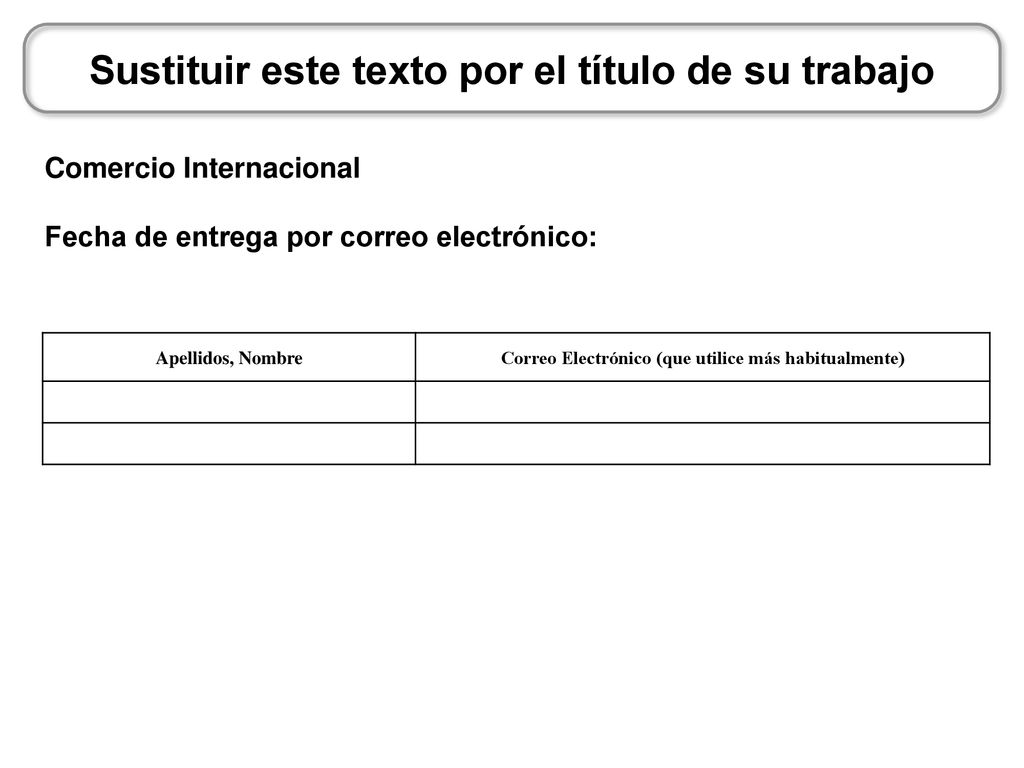 Sustituir este texto por el título de su trabajo