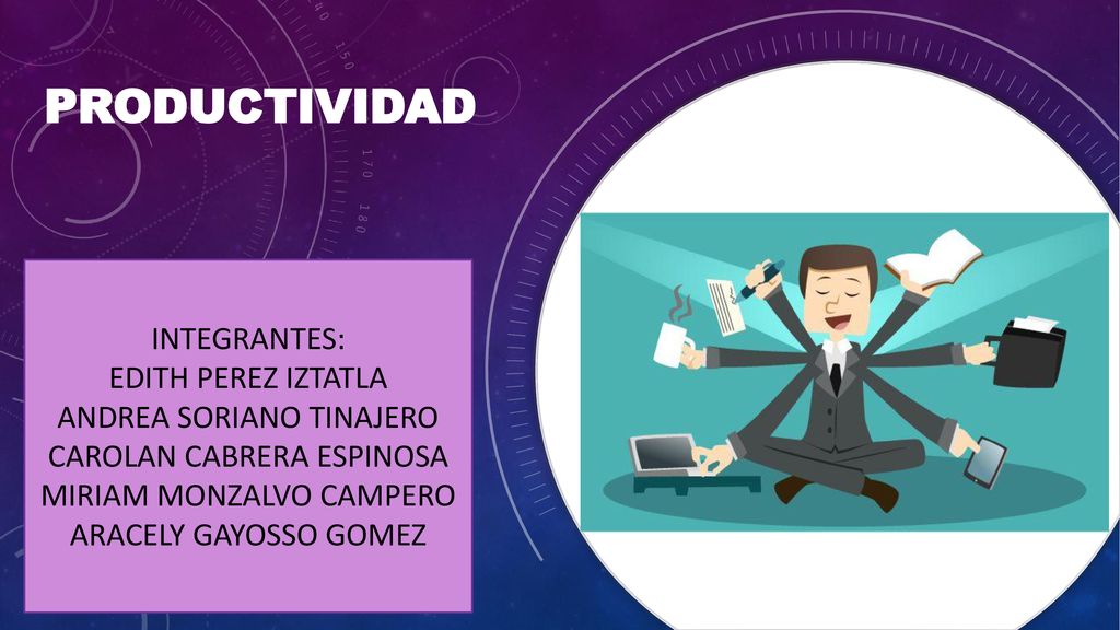 PRODUCTIVIDAD INTEGRANTES: EDITH PEREZ IZTATLA ANDREA SORIANO TINAJERO