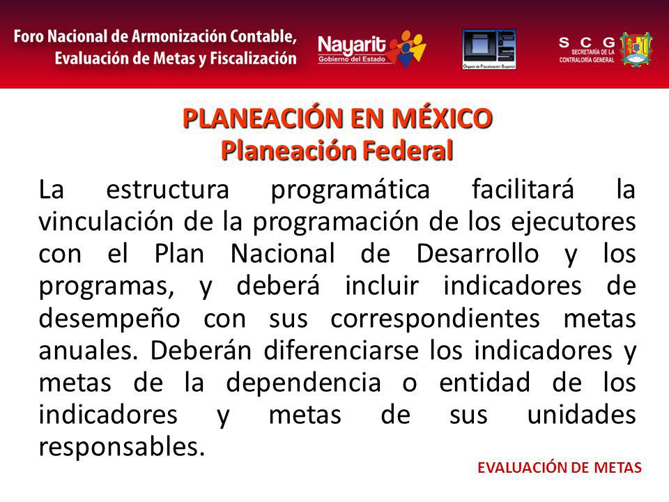PLANEACIÓN EN MÉXICO Planeación Federal