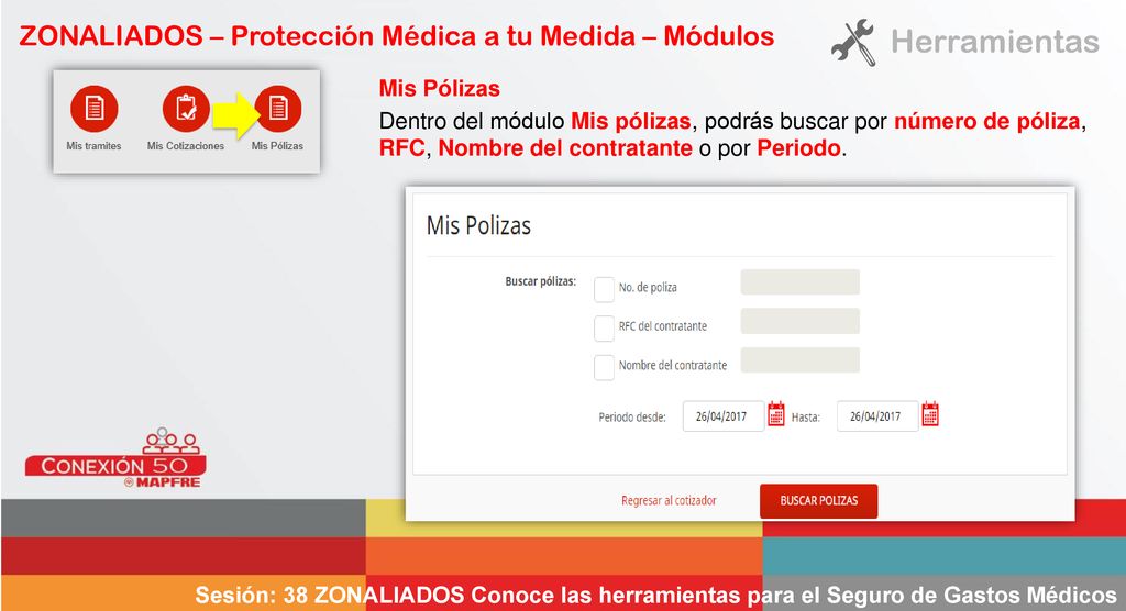 Herramientas ZONALIADOS – Protección Médica a tu Medida – Módulos