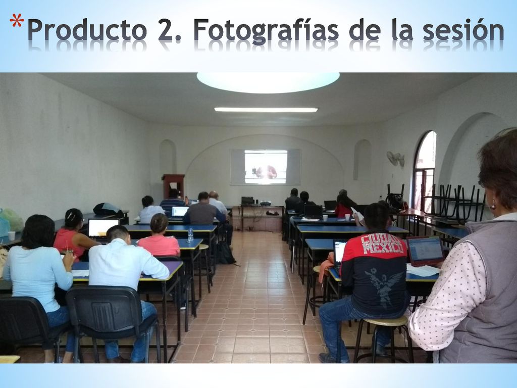 Producto 2. Fotografías de la sesión