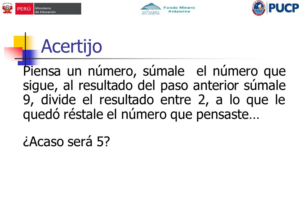 Acertijo
