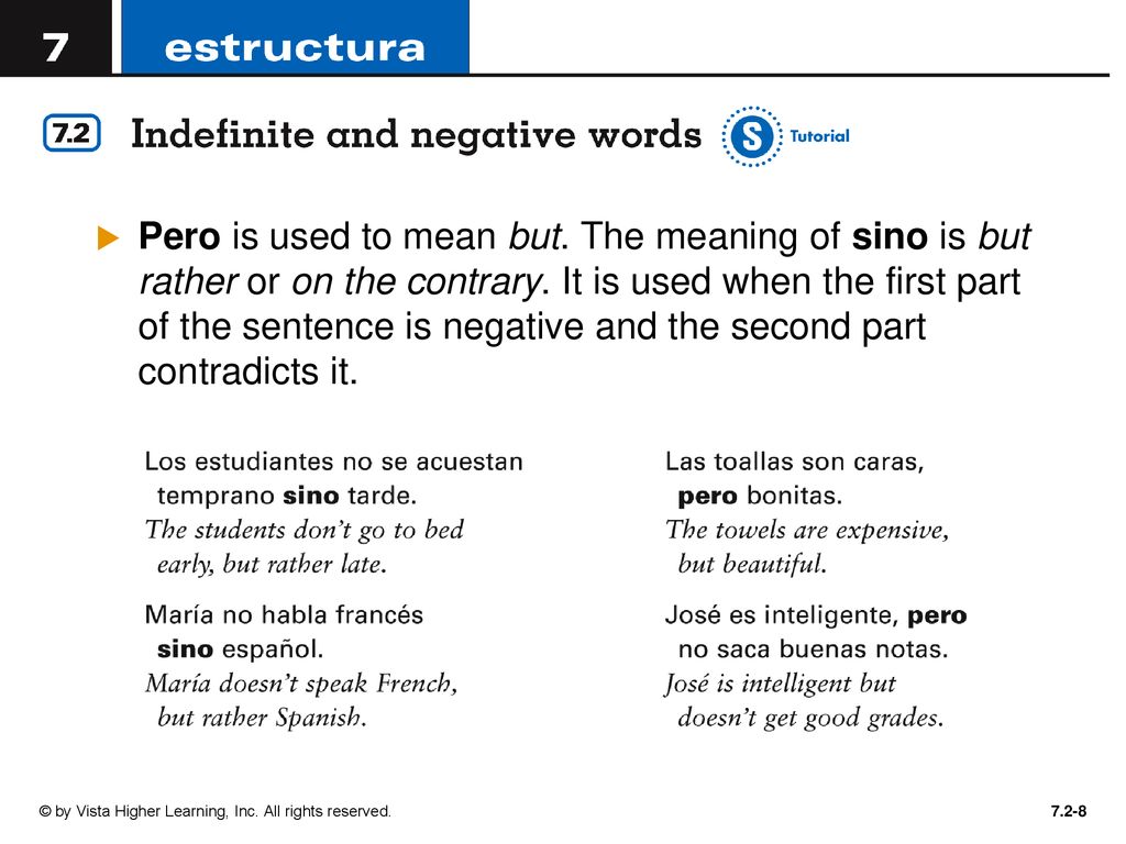 Pero is used to mean but. The meaning of sino is but rather or on the contrary. It is used when the first part of the sentence is negative and the second part contradicts it.