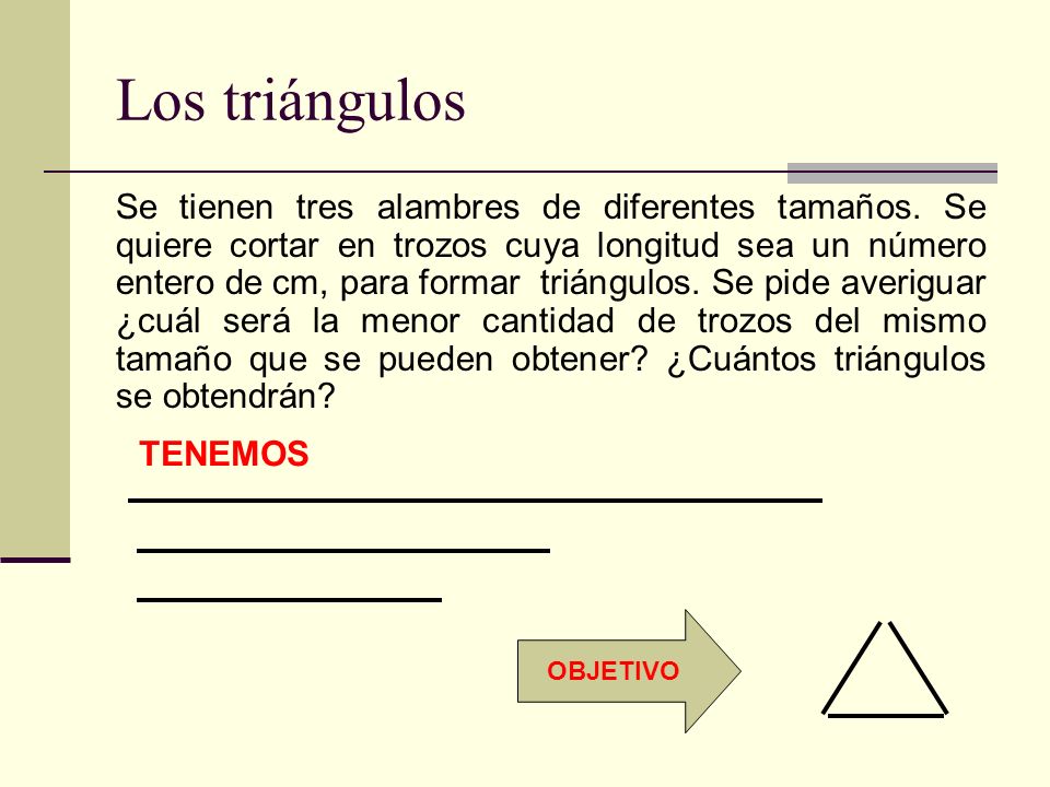 Los triángulos