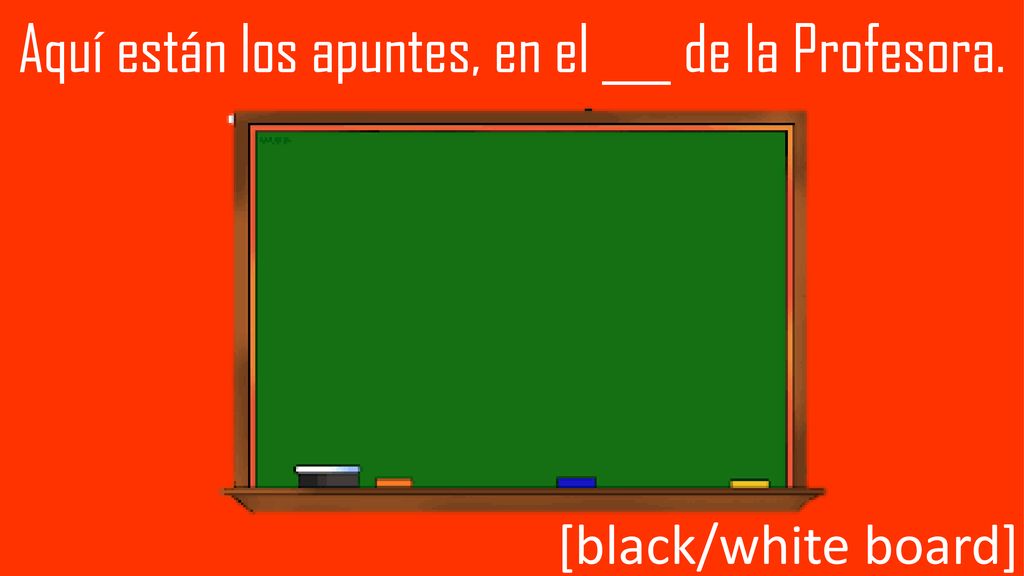 Aquí están los apuntes, en el ___ de la Profesora.