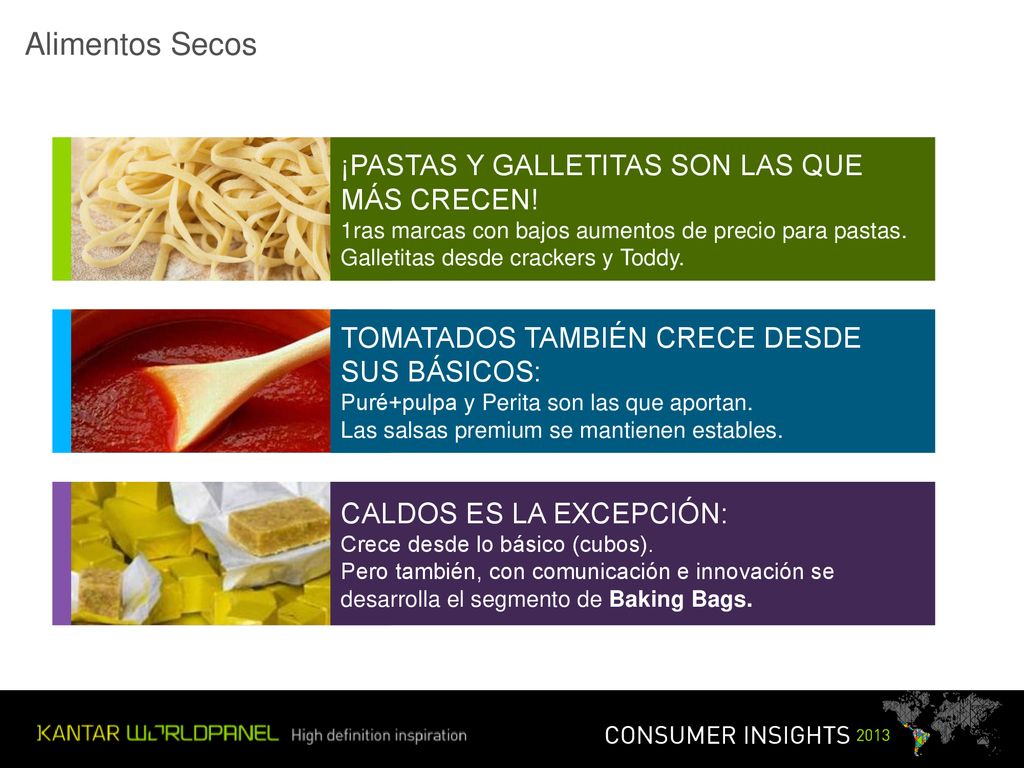 Alimentos Secos ¡PASTAS Y GALLETITAS SON LAS QUE MÁS CRECEN!