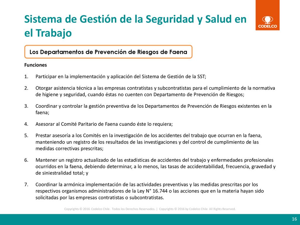 Sistema de Gestión de la Seguridad y Salud en el Trabajo