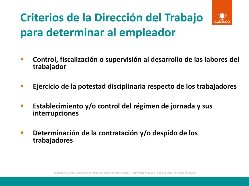 Criterios de la Dirección del Trabajo para determinar al empleador