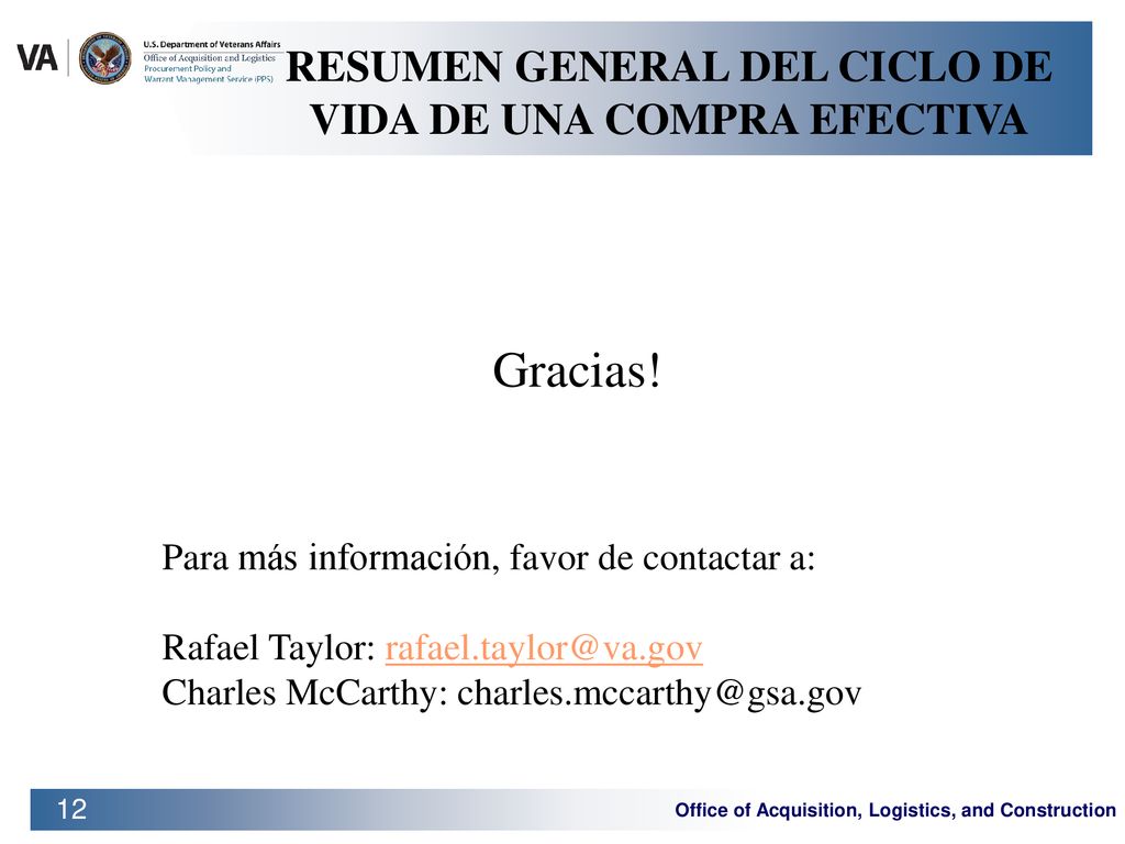 RESUMEN GENERAL DEL CICLO DE VIDA DE UNA COMPRA EFECTIVA
