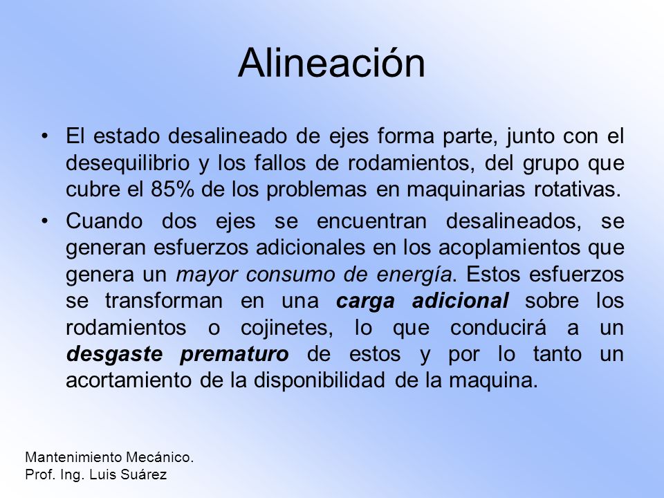 Alineación