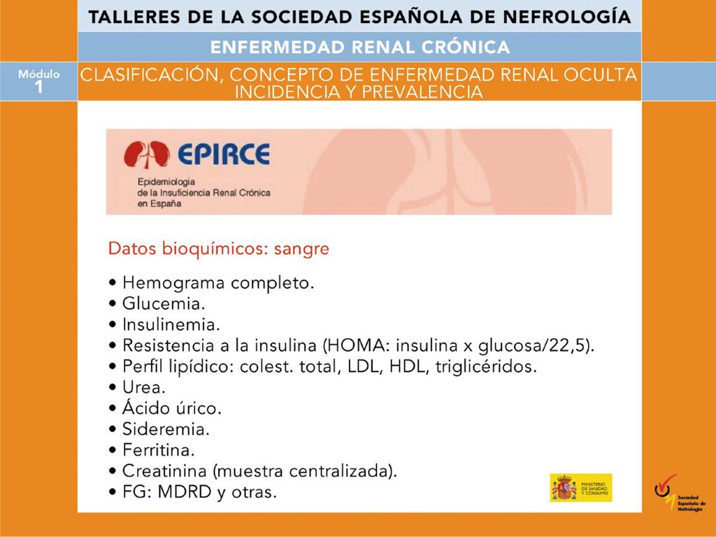 La fórmula MDRD proviene del estudio americano Modification Diet in Renal Disease.