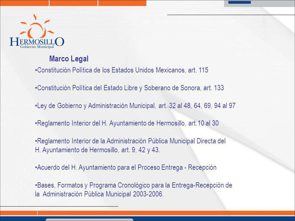 Marco Legal Constitución Política de los Estados Unidos Mexicanos, art Constitución Política del Estado Libre y Soberano de Sonora, art