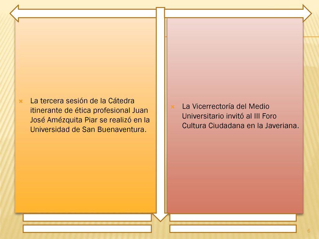La tercera sesión de la Cátedra itinerante de ética profesional Juan José Amézquita Piar se realizó en la Universidad de San Buenaventura.