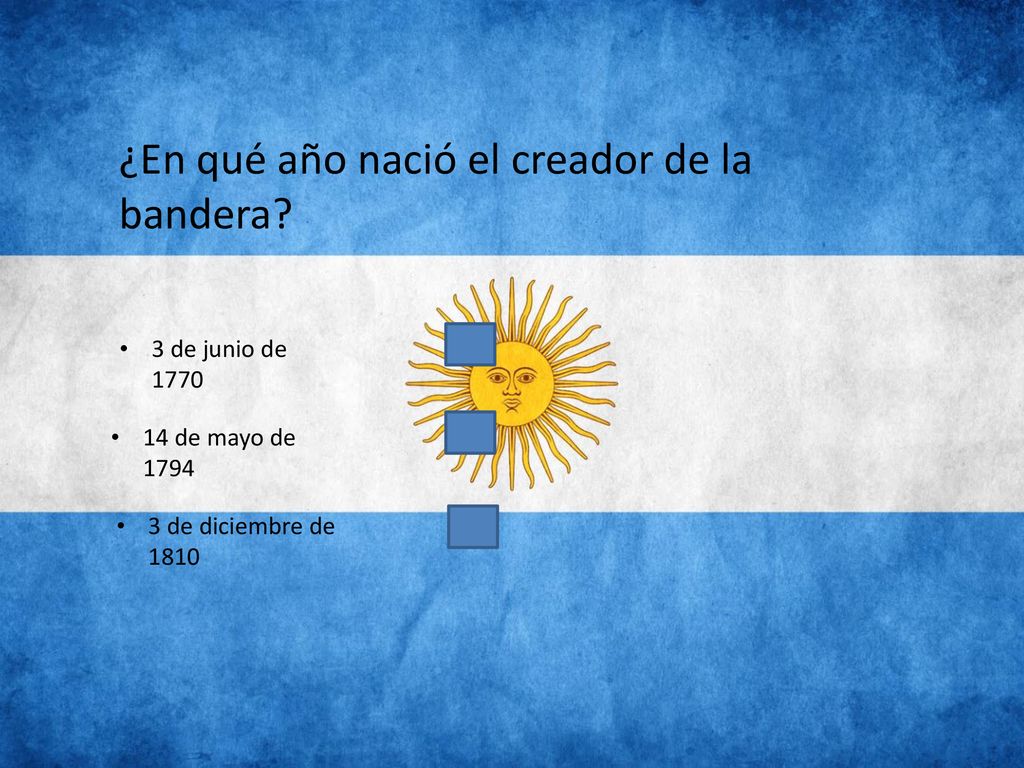 ¿En qué año nació el creador de la bandera