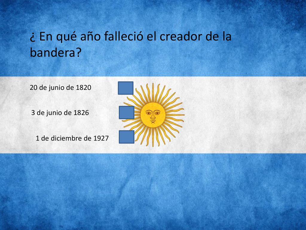 ¿ En qué año falleció el creador de la bandera